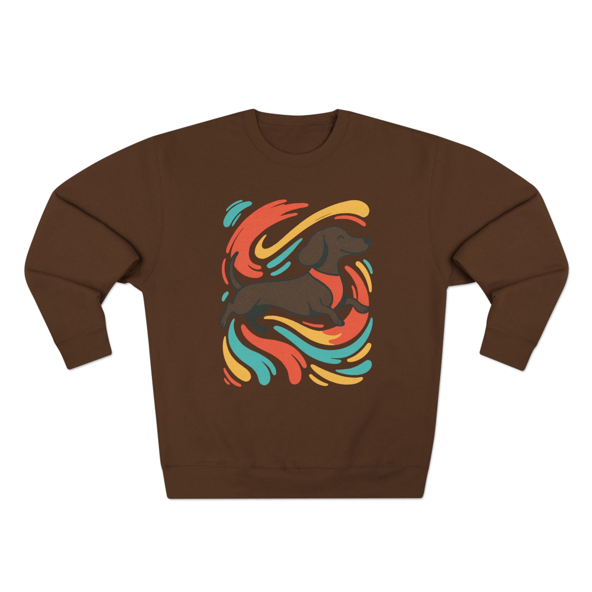 Dachshund Art Crewneck Sweatshirt | Dog Lover Gift, Cozy Sweater, Pet Lover Apparel, Cute Animal Sweatshirt, Birthday Gift