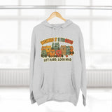 Lift Hard Look Mad Adorable Fleece Hoodie, Cozy Sweatshirt, Relaxed Apparel, Gift for Friends, Casual Wear, Chill Hoodie