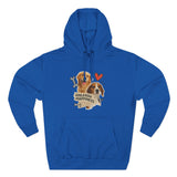 Dog Lover's Fleece Hoodie - Unleash Happiness, Pet Parent Gift, Cozy Dog Sweatshirt, Animal Lover Wardrobe, Comfortable Hooded Sweatshirt