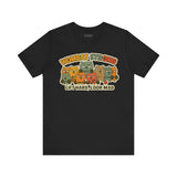 Wombat Strong – Funny Gym Animal T-Shirt, Lift Hard Look Mad Cartoon Graphic Tee