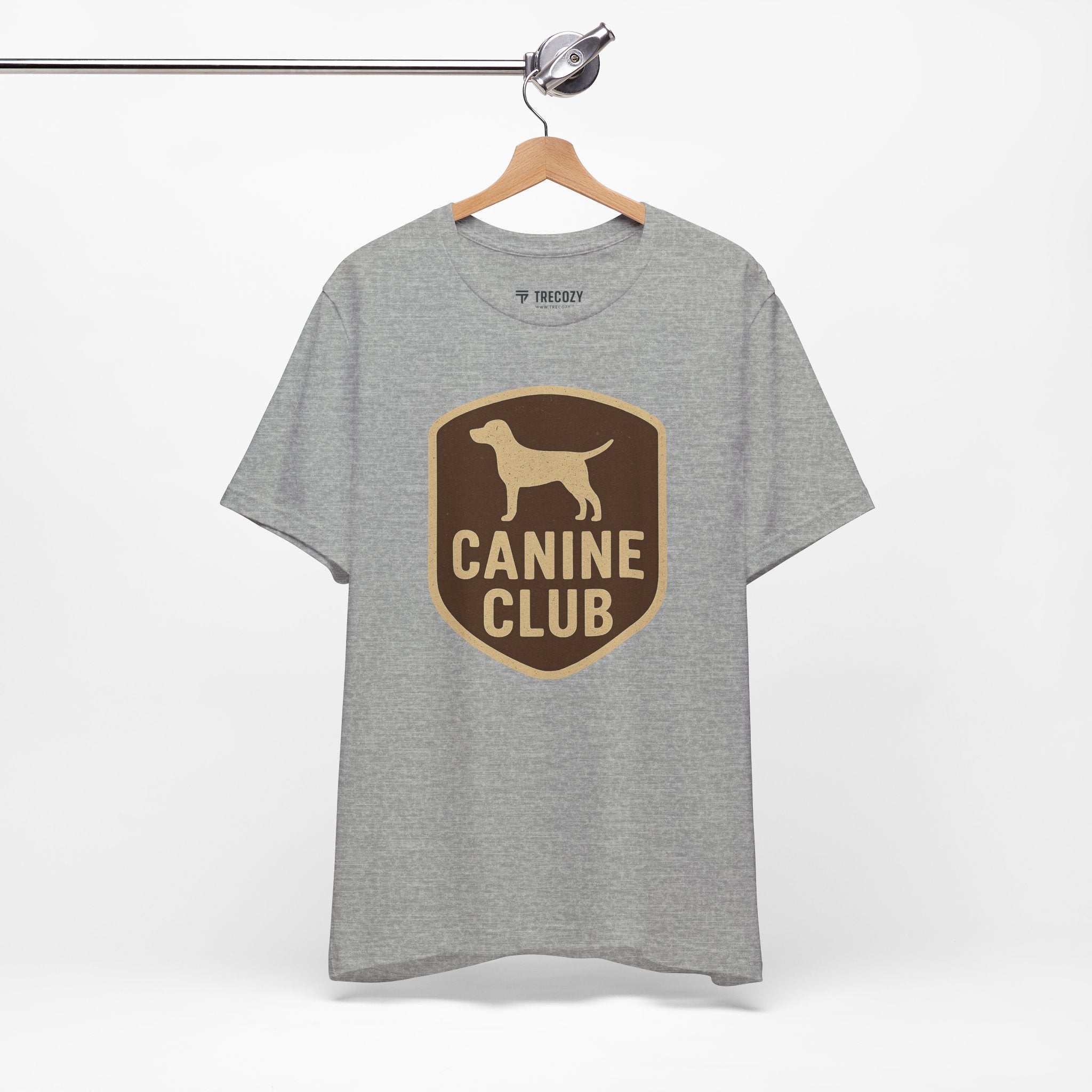 Canine Club Unisex Tee, Dog Lover Shirt, Birthday Gift, Pet Parent Apparel, Casual Wear, Animal Rescue Fundraiser