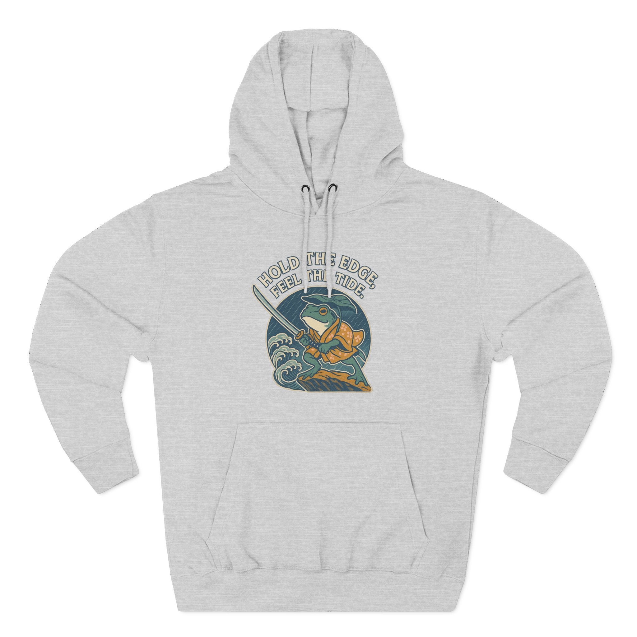Adventure-Ready Fleece Hoodie | 'Hold the Line' Graphic | Perfect for Outdoor Enthusiasts, Gift for Dad, Casual Wear, Winter Inspired