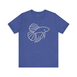 Beautiful Fish Tee, Cozy TShirt, Gift for Pet Owners, Trending Cute Animal Top, Cute Fish Tshirt