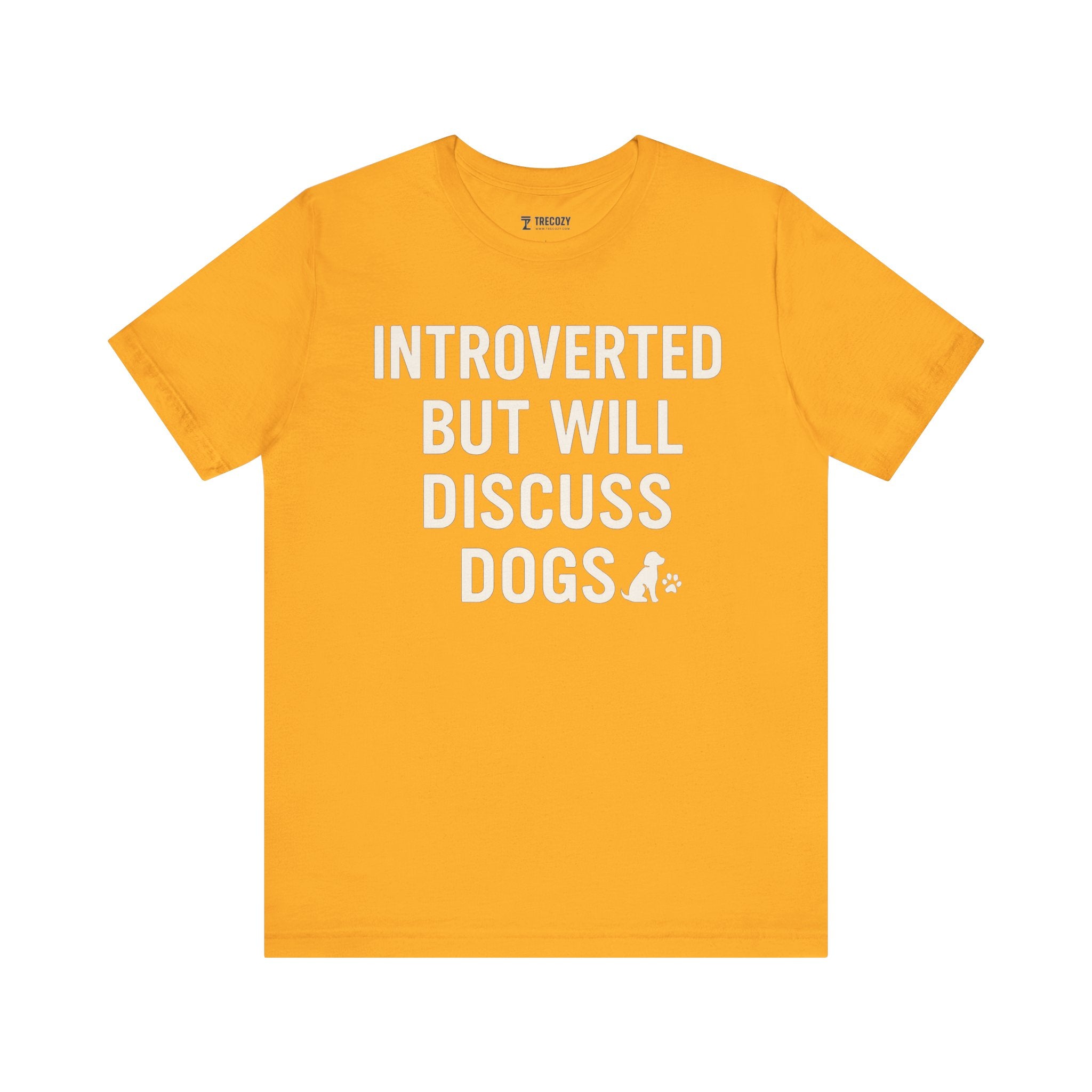 Introverted Dog Lover Tee, Funny Animal Shirt, Pet Lover Gift, Introvert Humor, Birthday Gift for Dog Owners