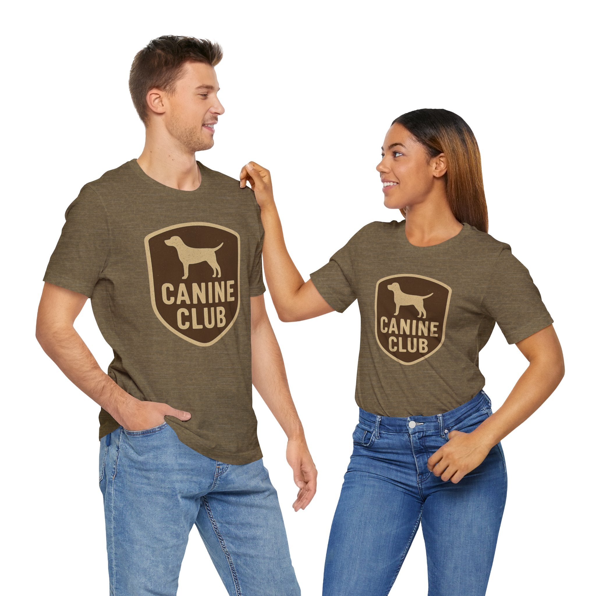 Canine Club Unisex Tee, Dog Lover Shirt, Birthday Gift, Pet Parent Apparel, Casual Wear, Animal Rescue Fundraiser
