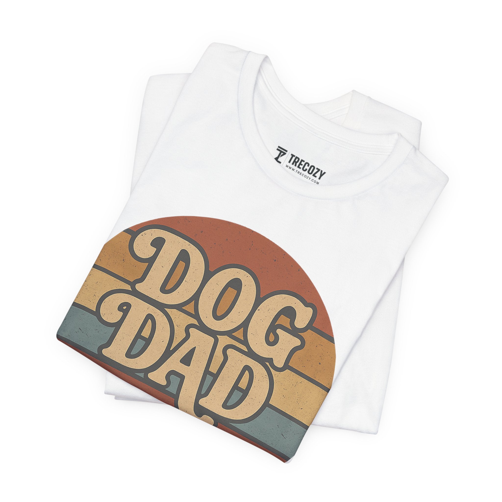 Dog Dad Retro Tee | Unisex Short Sleeve T-Shirt, Gift for Dog Lovers, Pet Dad Shirt, Casual Wear, Birthday Gift