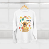 Cozy Pet-Themed Crewneck Sweatshirt - Best Friends Fur-Ever