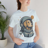 Astronaut Dog Unisex Tee | Cute Pet Lover Shirt, Dog Lover Gift, Space Themed Tee, Fun Casual Wear, Everyday Style