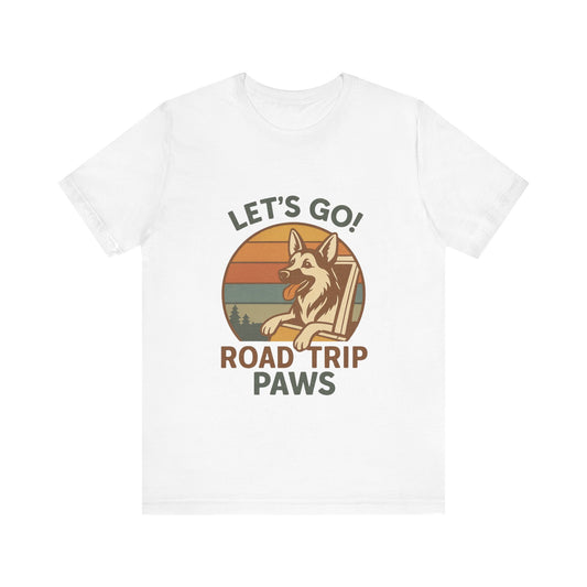 Adventure Dog Road Trip Tee, Unisex Graphic Shirt, Pawsome Travel Shirt, Pet Lover Gift, Outdoor Adventure Apparel