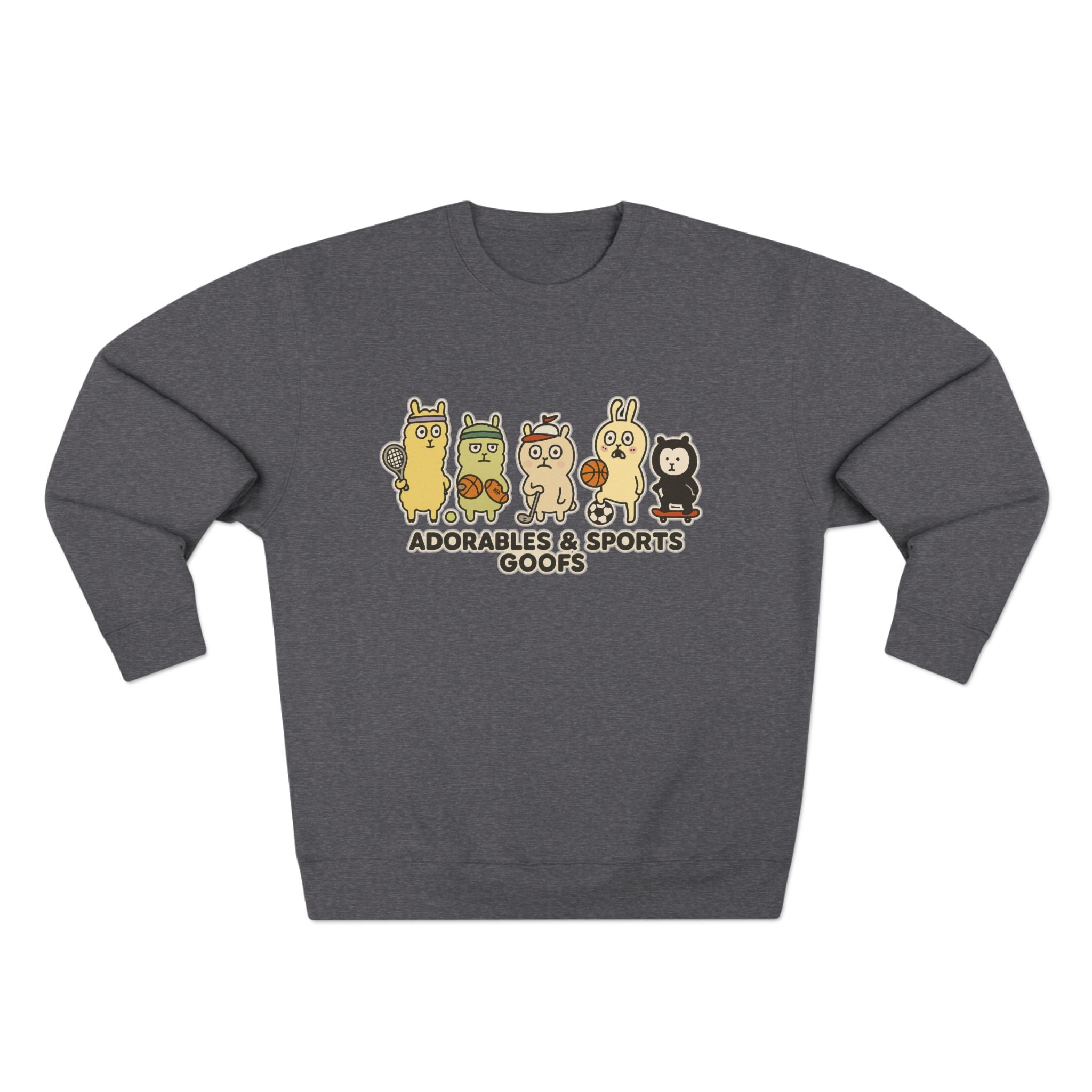 Adorably Fun Unisex Crewneck Sweatshirt - Perfect for Sports Fans, Gifts, and Casual Wear