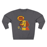 Woof Power Dog Sweatshirt, Funny Pet Lover Gift, Cute Unisex Crewneck, Animal Lover Apparel, Cozy Gift for Dog Owners