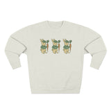 Playful Rabbit Sweatshirt - Cute Unisex Crewneck, Spring Apparel, Easter Gift, Cozy Wear, Animal Lover's Fashion