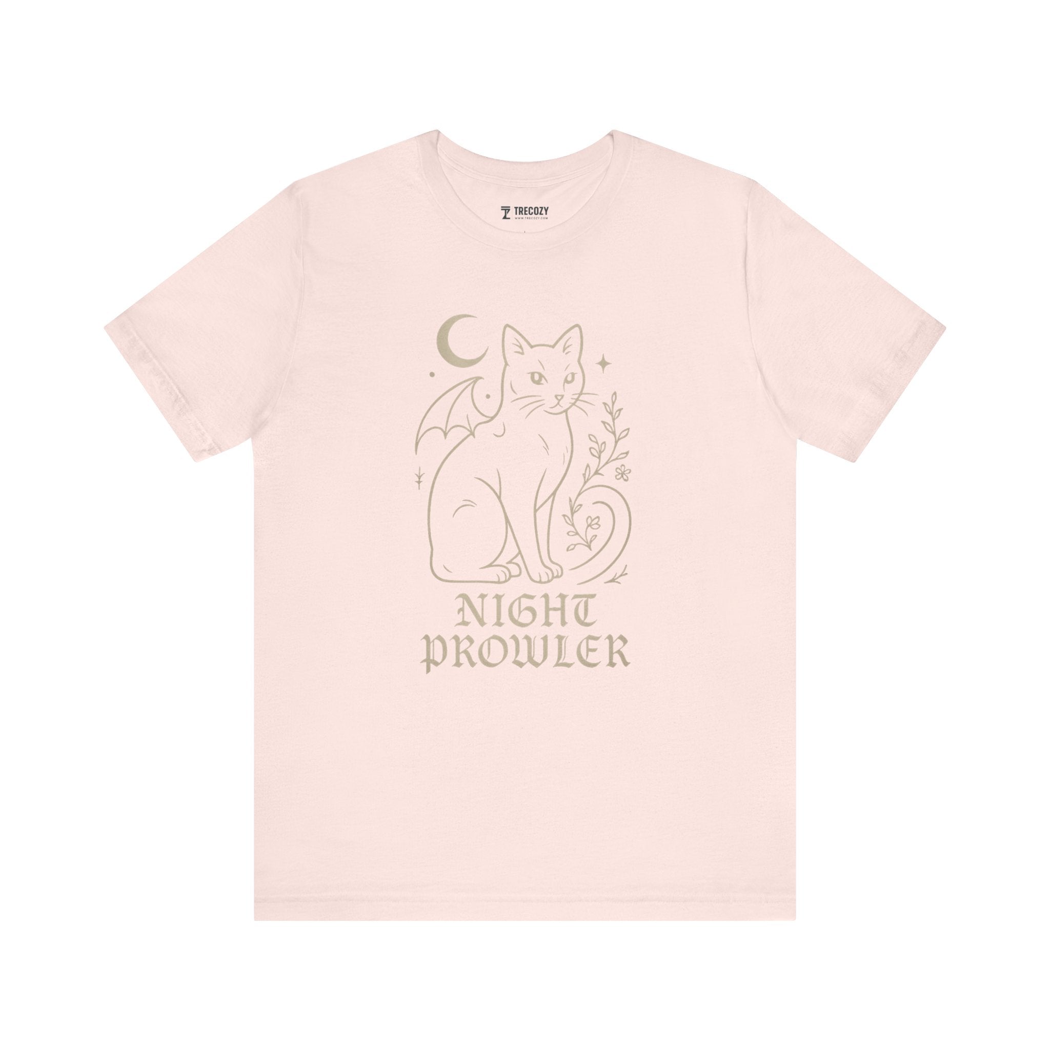 Night Prowler Cat Tee, Cozy TShirt, Gift for Pet Owners, Trending Cute Animal Top, Cute Reptile Tshirt