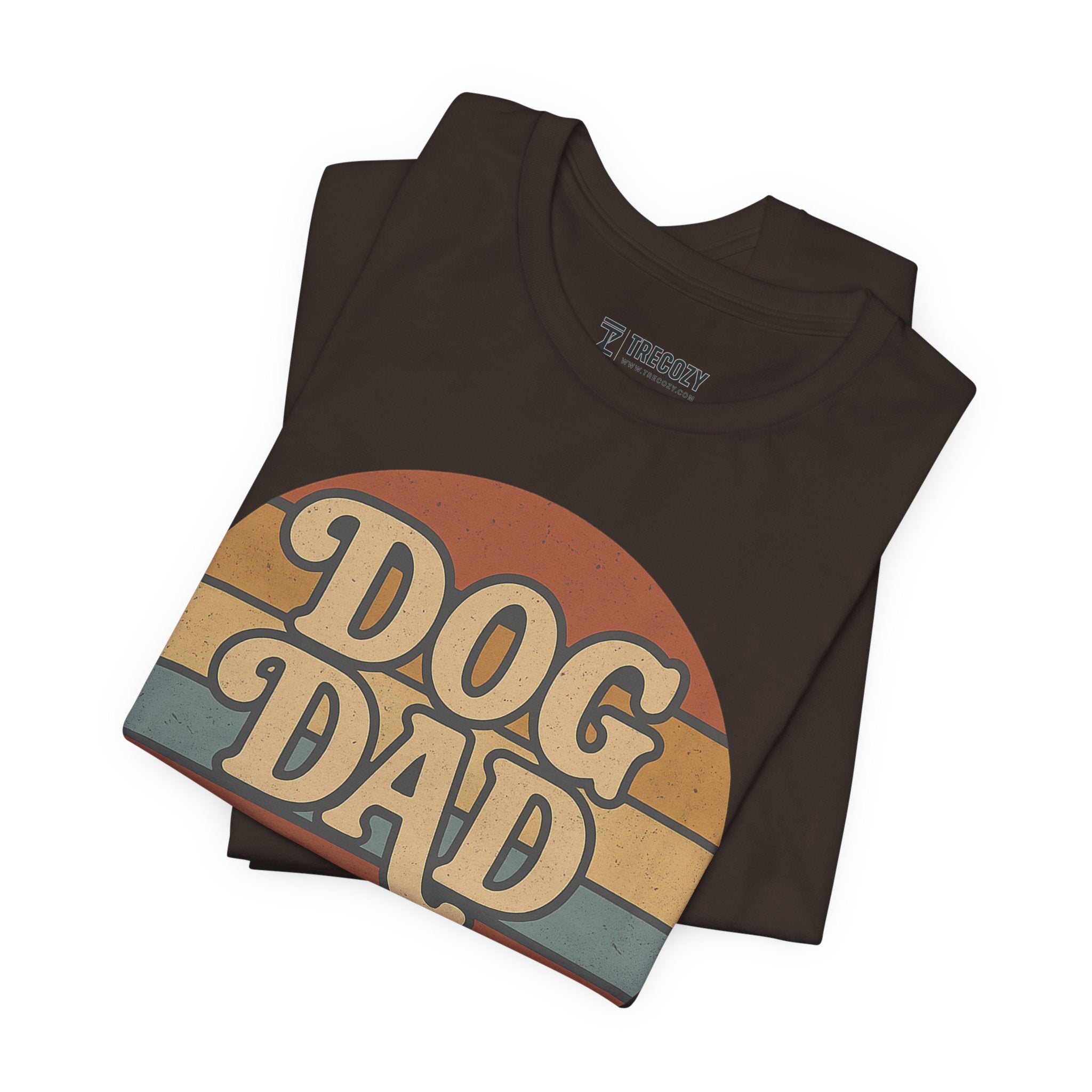 Dog Dad Retro Tee | Unisex Short Sleeve T-Shirt, Gift for Dog Lovers, Pet Dad Shirt, Casual Wear, Birthday Gift