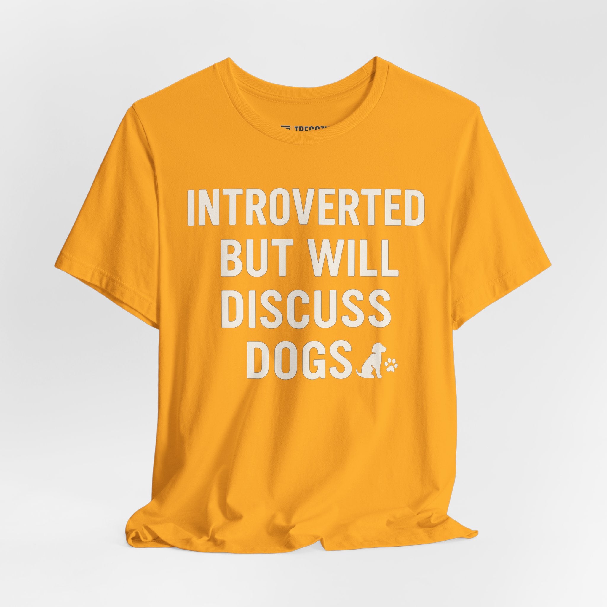 Introverted Dog Lover Tee, Funny Animal Shirt, Pet Lover Gift, Introvert Humor, Birthday Gift for Dog Owners