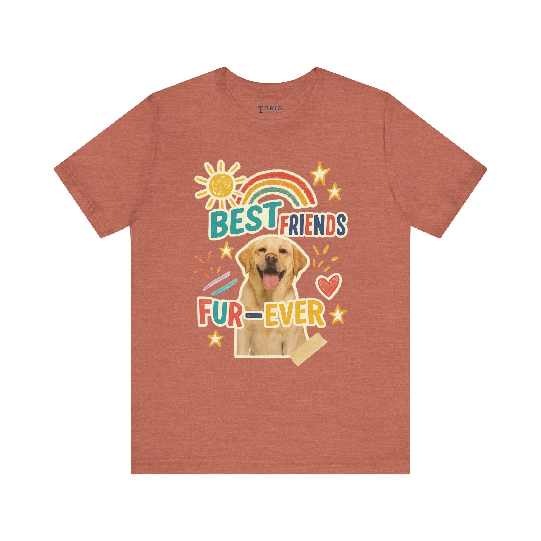 Unisex Best Friends Fur-ever Tee, Fun Pet Lover Shirt, Gift for Dog Owners, Cute Casual Wear, Birthday Present