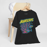 Aquascape Swimming Fish Tee, Cozy TShirt, Gift for Pet Owners, Trending Cute Animal Top, Cute Fish Tshirt