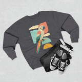 Tropical Parrot Sweatshirt, Cozy Crewneck for Bird Lovers, Casual Wear, Vacation Vibes, Unisex Fashion, Gift for Animal Enthusiasts