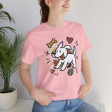 Dog Tee - Playful Unisex Jersey Short Sleeve Tee, dog lover tshirt