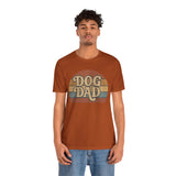 Dog Dad Retro Tee | Unisex Short Sleeve T-Shirt, Gift for Dog Lovers, Pet Dad Shirt, Casual Wear, Birthday Gift