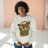 Prairie Gallop Horse Sweatshirt - Unisex Cozy  Crewneck, Fall Fashion, Halloween Gift, Nature Lover Apparel, Casual Style