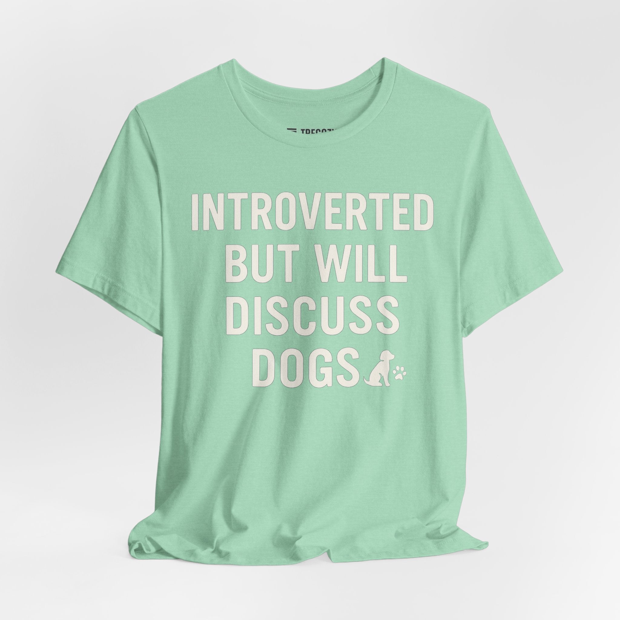 Introverted Dog Lover Tee, Funny Animal Shirt, Pet Lover Gift, Introvert Humor, Birthday Gift for Dog Owners