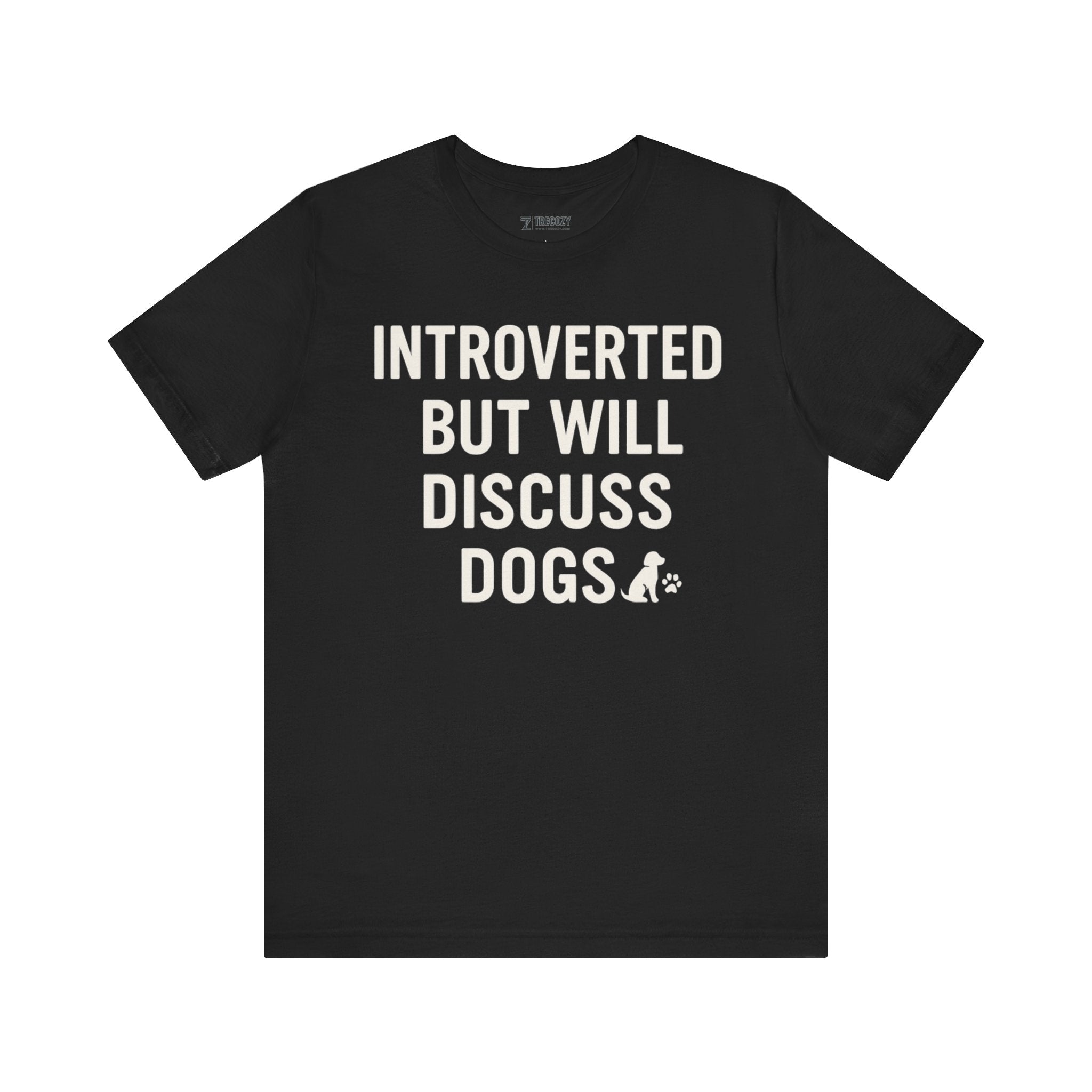 Introverted Dog Lover Tee, Funny Animal Shirt, Pet Lover Gift, Introvert Humor, Birthday Gift for Dog Owners