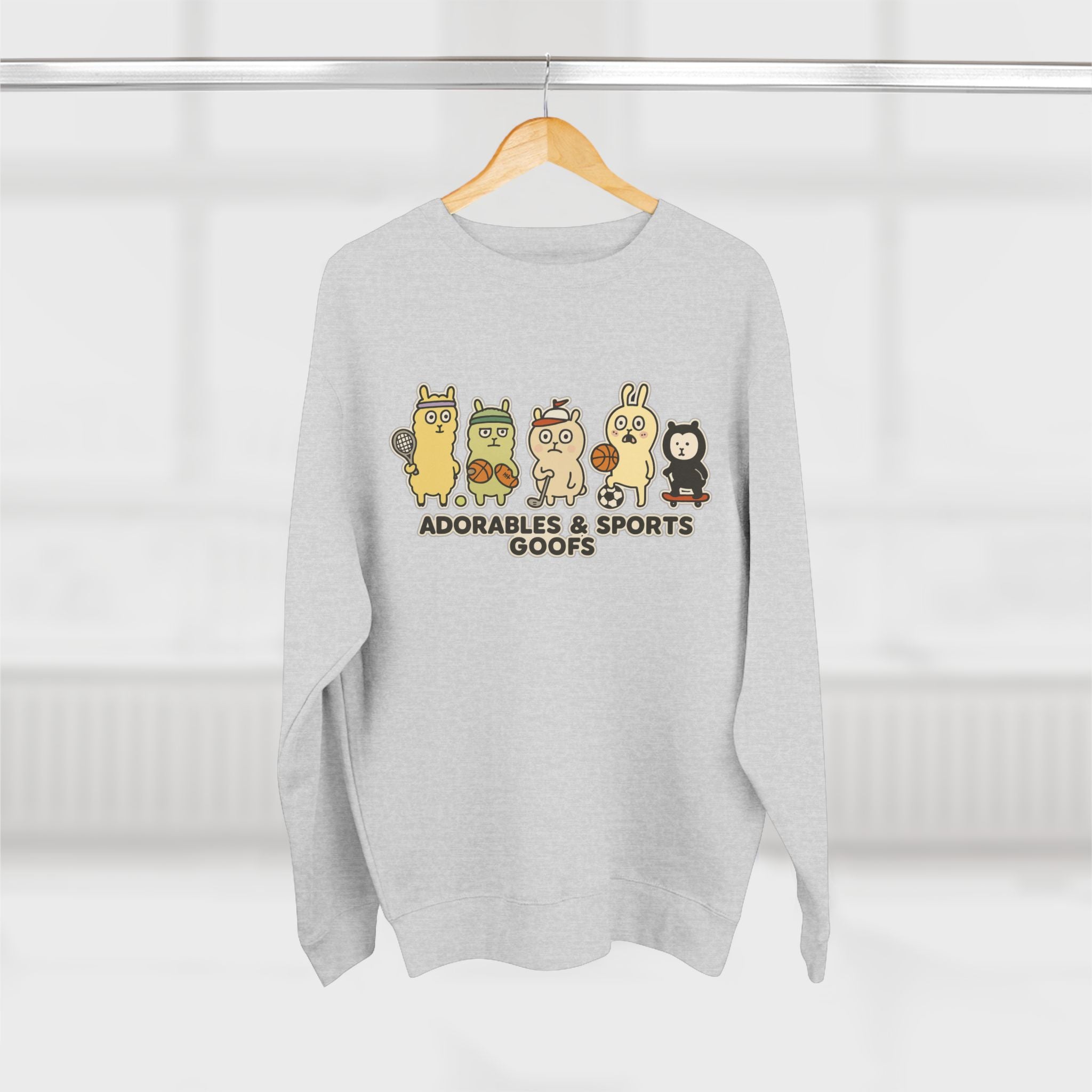 Adorably Fun Unisex Crewneck Sweatshirt - Perfect for Sports Fans, Gifts, and Casual Wear