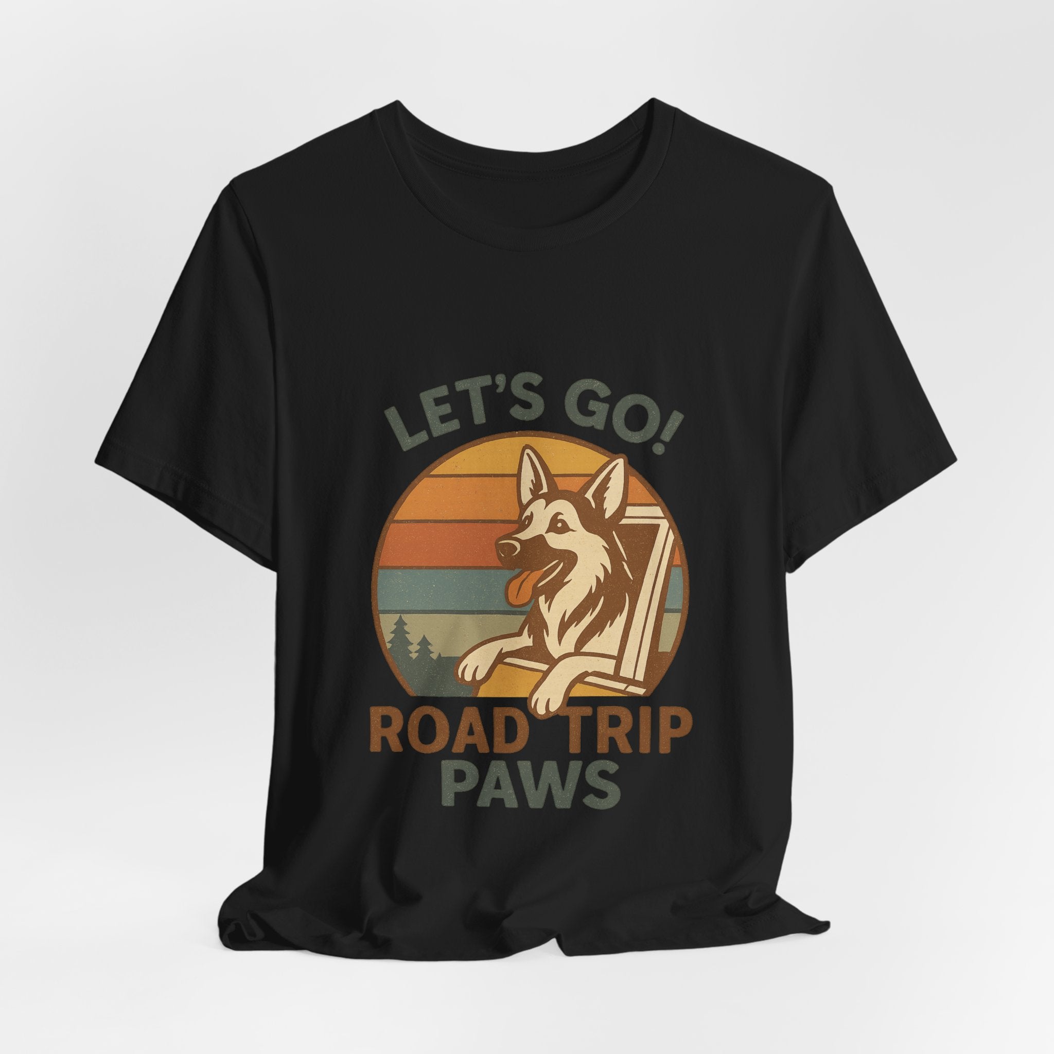 Adventure Dog Road Trip Tee, Unisex Graphic Shirt, Pawsome Travel Shirt, Pet Lover Gift, Outdoor Adventure Apparel