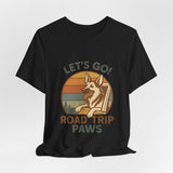 Adventure Dog Road Trip Tee, Unisex Graphic Shirt, Pawsome Travel Shirt, Pet Lover Gift, Outdoor Adventure Apparel