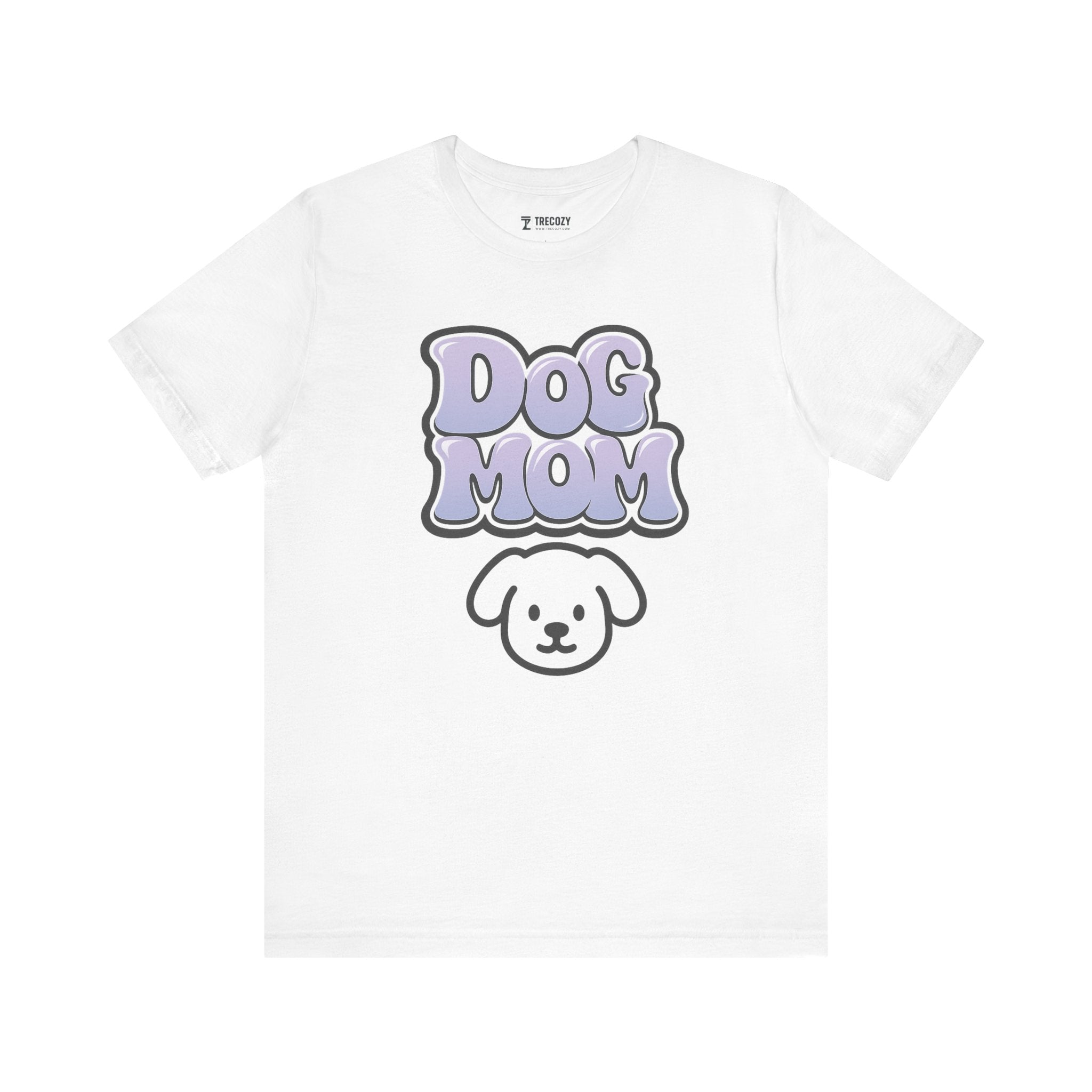 Dog Mom Short Sleeve Tee, Pet Lover Shirt, Dog Owner Gift, Animal Mom T-Shirt, Casual Pet Apparel