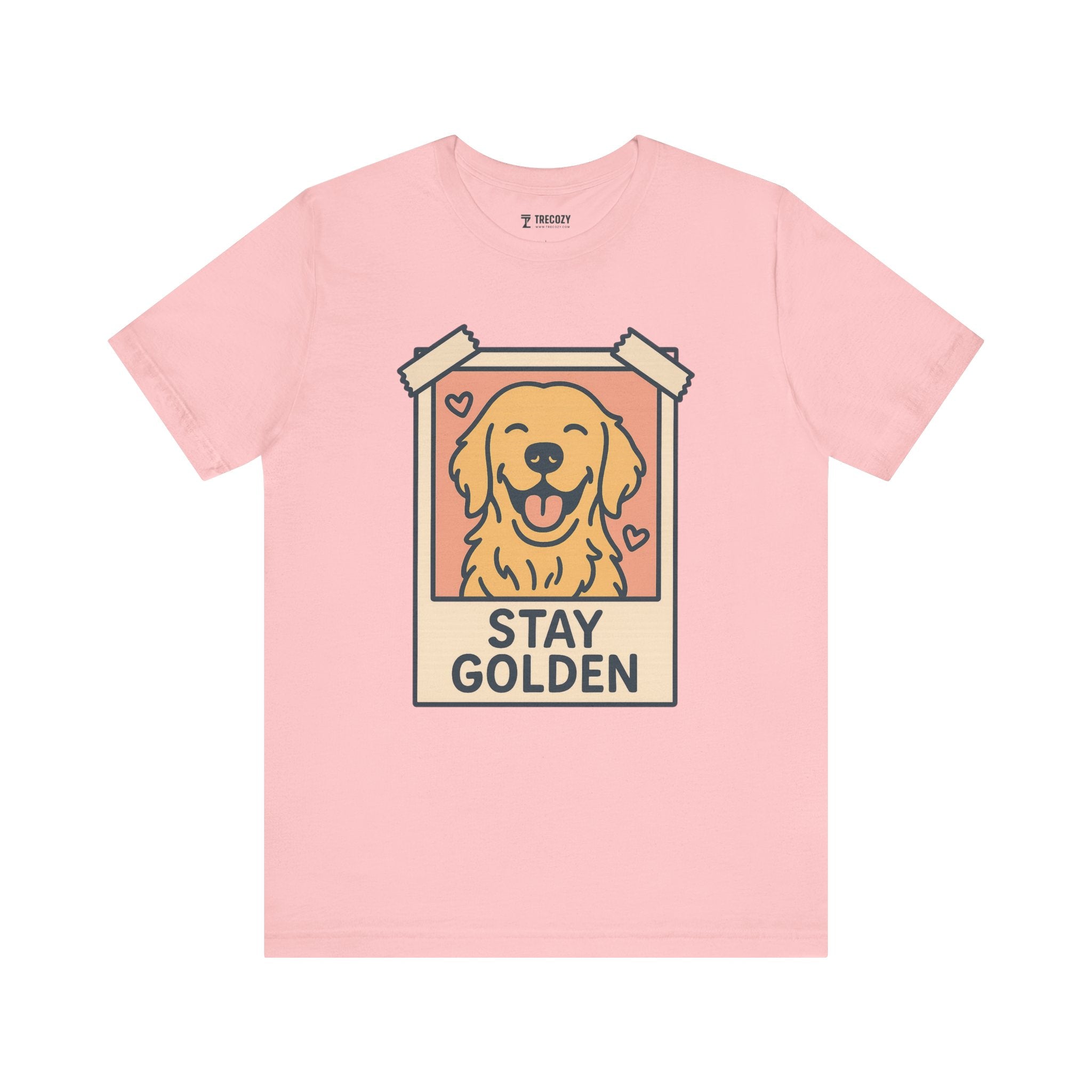 Stay Golden Dog Tee, Cozy TShirt, Gift for Pet Owners, Trending Cute Animal Top, Cute Dog Tshirt