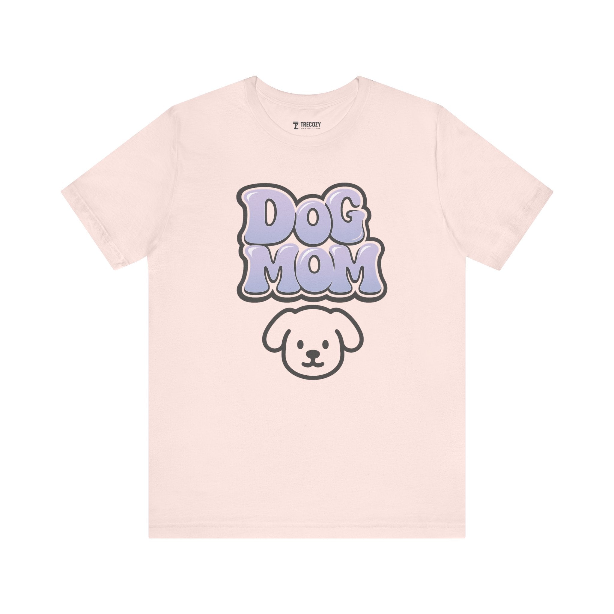 Dog Mom Short Sleeve Tee, Pet Lover Shirt, Dog Owner Gift, Animal Mom T-Shirt, Casual Pet Apparel