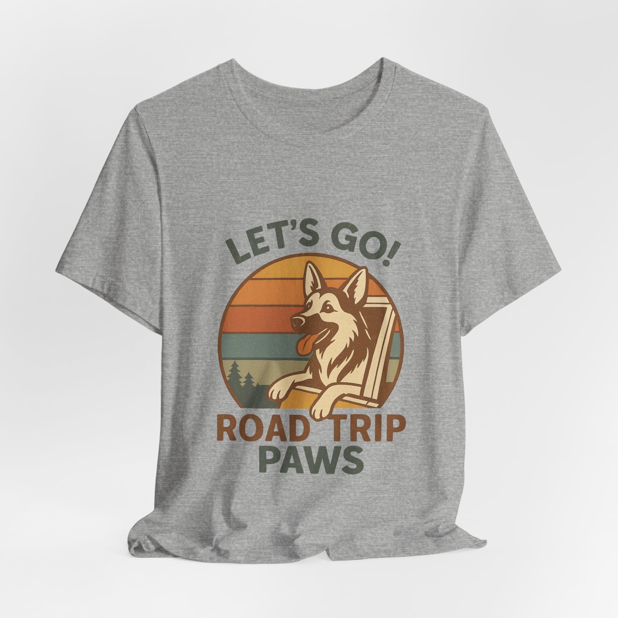 Adventure Dog Road Trip Tee, Unisex Graphic Shirt, Pawsome Travel Shirt, Pet Lover Gift, Outdoor Adventure Apparel