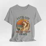 Adventure Dog Road Trip Tee, Unisex Graphic Shirt, Pawsome Travel Shirt, Pet Lover Gift, Outdoor Adventure Apparel
