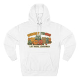 Lift Hard Look Mad Adorable Fleece Hoodie, Cozy Sweatshirt, Relaxed Apparel, Gift for Friends, Casual Wear, Chill Hoodie