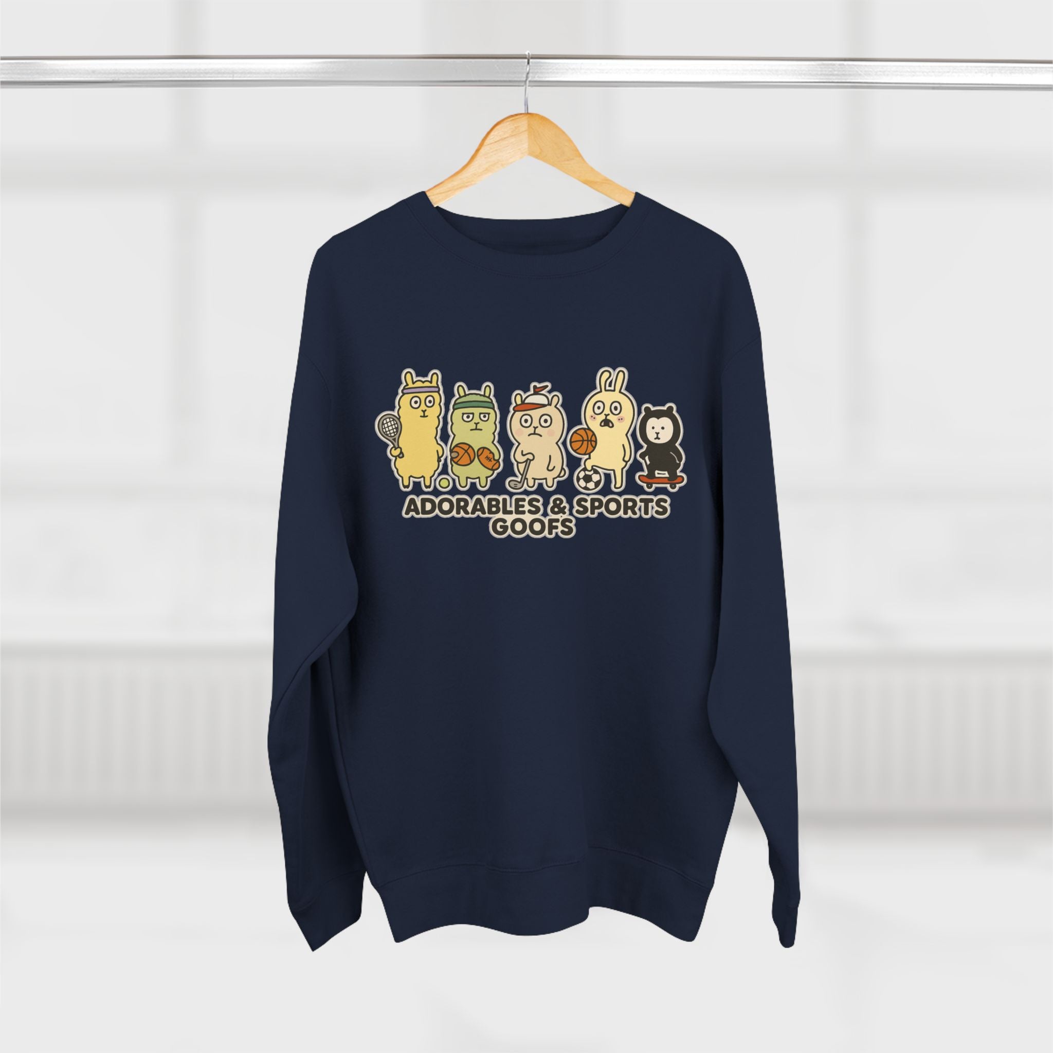 Adorably Fun Unisex Crewneck Sweatshirt - Perfect for Sports Fans, Gifts, and Casual Wear