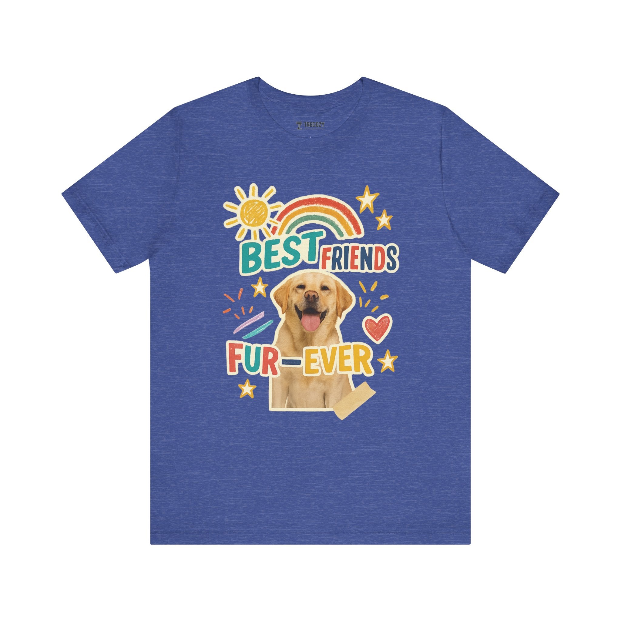 Unisex Best Friends Fur-ever Tee, Fun Pet Lover Shirt, Gift for Dog Owners, Cute Casual Wear, Birthday Present