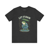 Ukyo-e Double Frog Tee - Let It Rain Happy, Ukyo-e Cozy TShirt, Gift, Trending Cute Animal Top, Cute Frog Tshirt