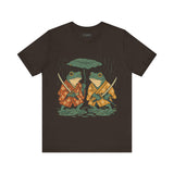 Frog Tee, Ukyo-e Cozy TShirt, Gift, Trending Cute Animal Top, Cute Frog Tshirt