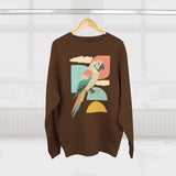 Tropical Parrot Sweatshirt, Cozy Crewneck for Bird Lovers, Casual Wear, Vacation Vibes, Unisex Fashion, Gift for Animal Enthusiasts