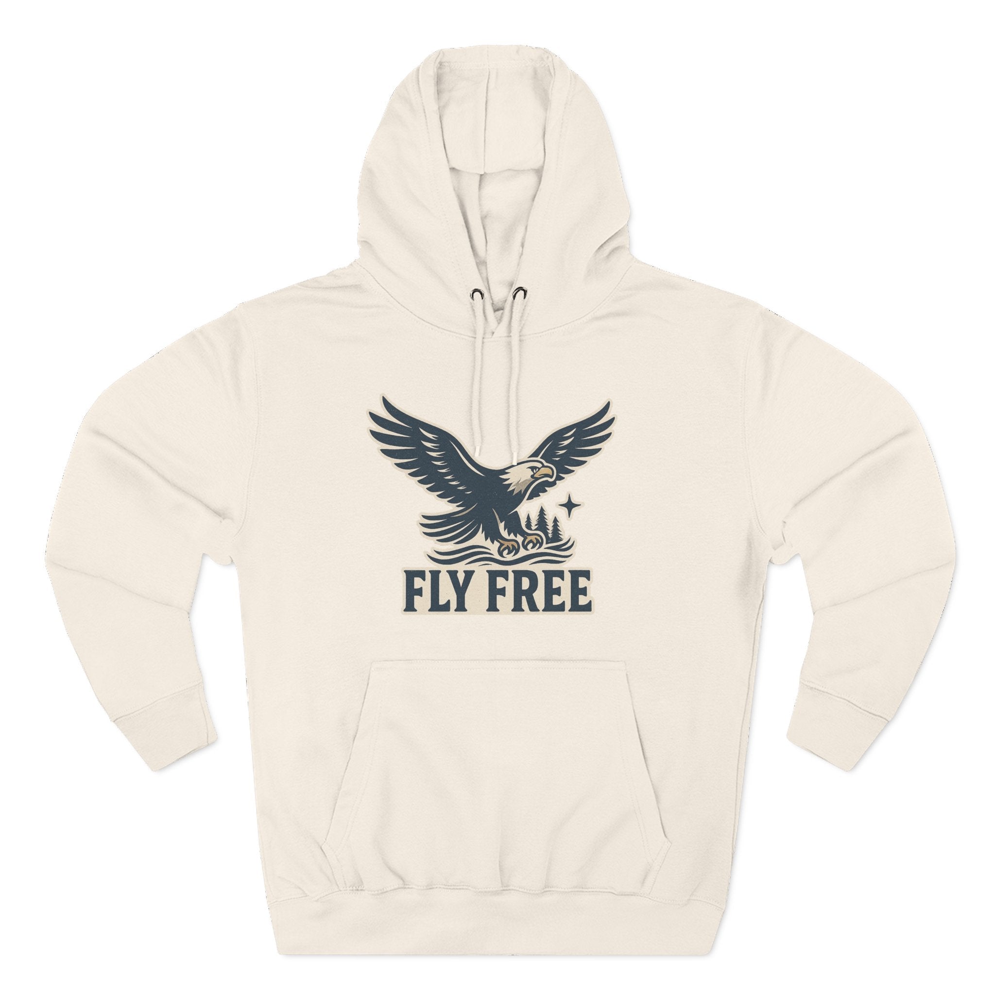 Fly Free Eagle Hoodie: Cozy, Casual Sweatshirt for Outdoor Enthusiasts, Fall Fashion, Gift for Nature Lovers, Adventure Wear, Weekend Vibes