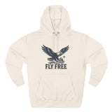 Fly Free Eagle Hoodie: Cozy, Casual Sweatshirt for Outdoor Enthusiasts, Fall Fashion, Gift for Nature Lovers, Adventure Wear, Weekend Vibes