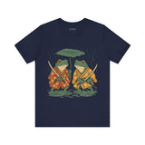 Frog Tee, Ukyo-e Cozy TShirt, Gift, Trending Cute Animal Top, Cute Frog Tshirt