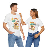 Unisex Best Friends Fur-ever Tee, Fun Pet Lover Shirt, Gift for Dog Owners, Cute Casual Wear, Birthday Present