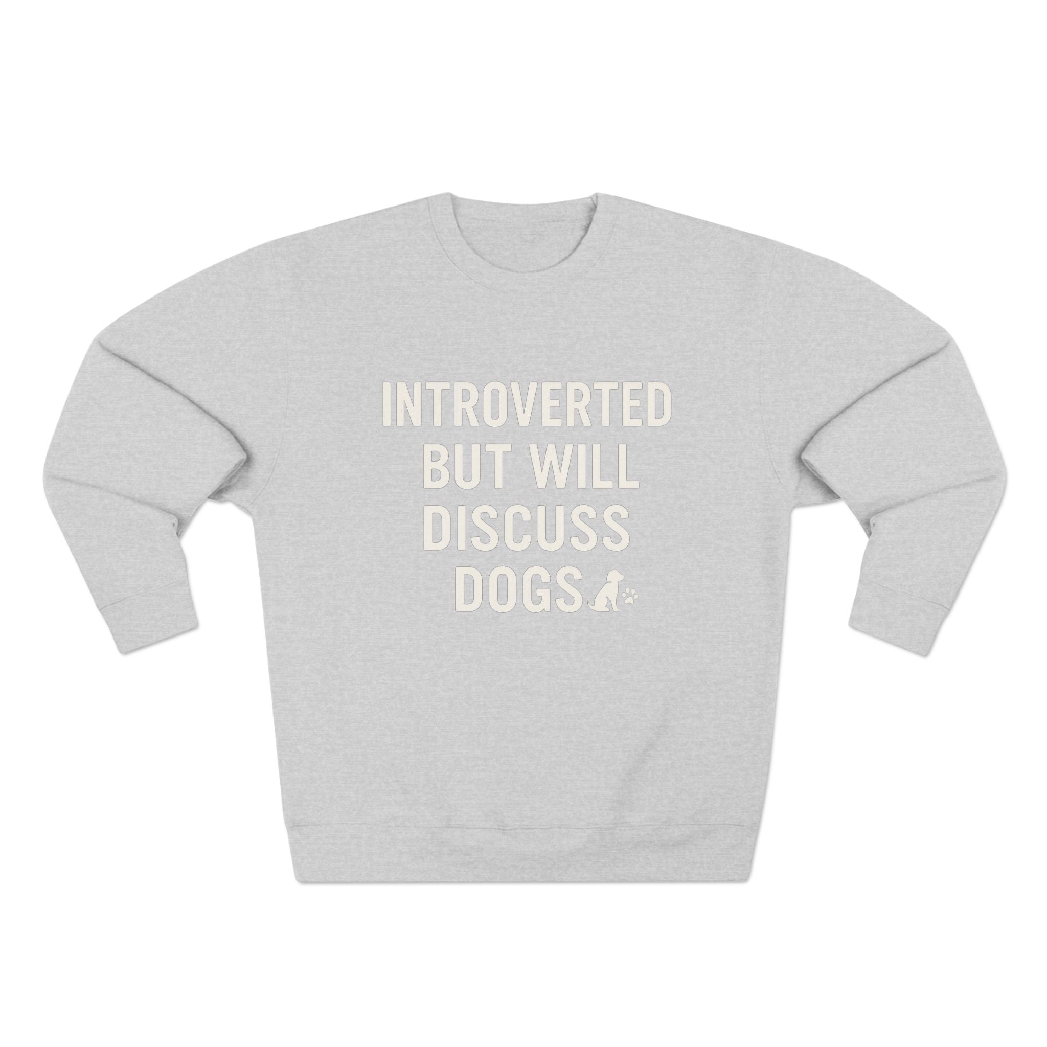 Introverted But Will Discuss Dogs Sweatshirt, Cozy Unisex Crewneck, Perfect Gift for Dog Lovers, Cute Pet Owner Apparel, Ideal for Dog [...]