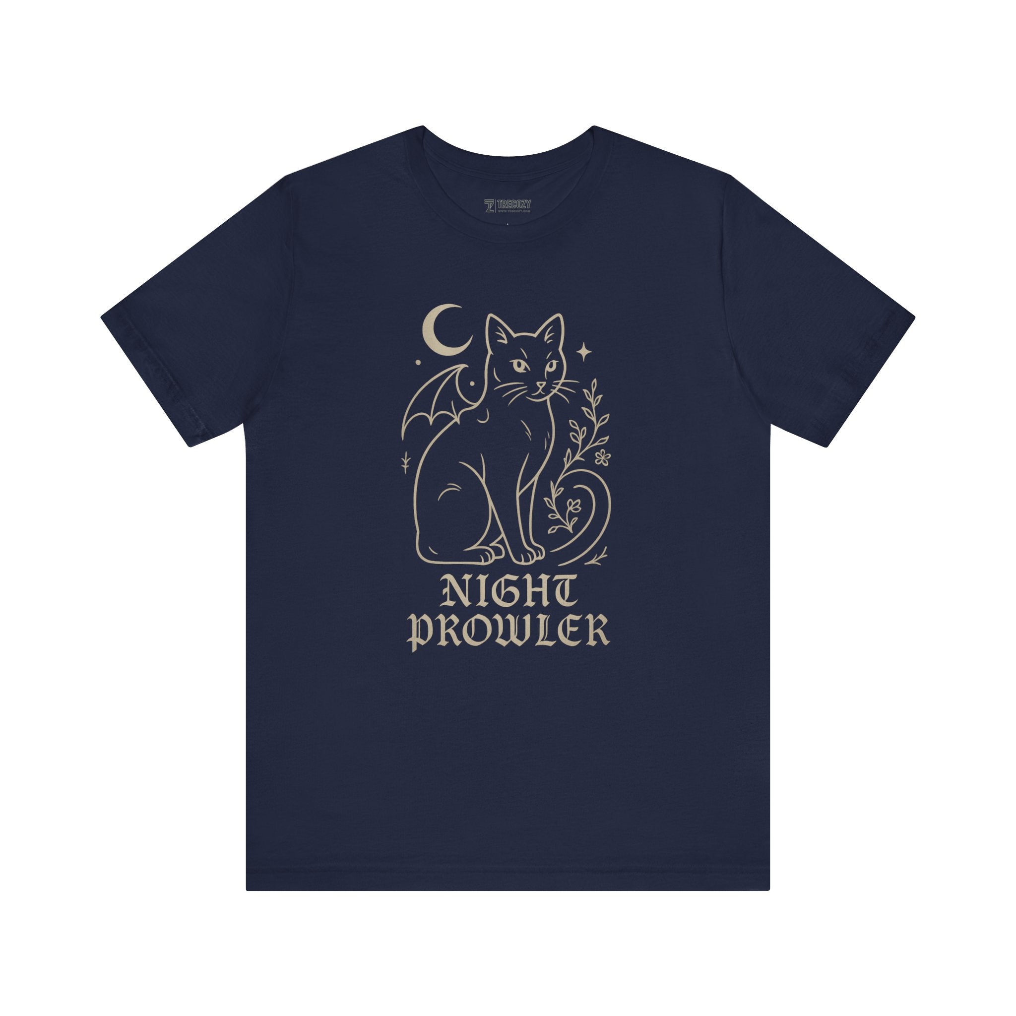 Night Prowler Cat Tee, Cozy TShirt, Gift for Pet Owners, Trending Cute Animal Top, Cute Reptile Tshirt