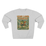 Ukiyo-e Whimsical Frog Adventure Sweatshirt | Leap Land Conquer Unisex Crewneck | Perfect for Nature Lovers, Gift for Friends, Cozy Casual Wear