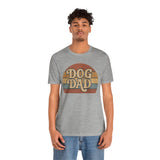 Dog Dad Retro Tee | Unisex Short Sleeve T-Shirt, Gift for Dog Lovers, Pet Dad Shirt, Casual Wear, Birthday Gift
