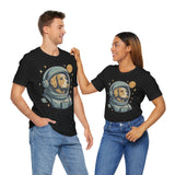 Astronaut Dog Unisex Tee | Cute Pet Lover Shirt, Dog Lover Gift, Space Themed Tee, Fun Casual Wear, Everyday Style